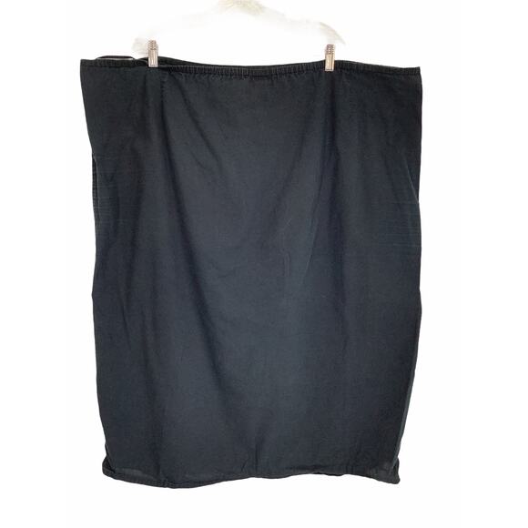 Unbranded Black Embroidered Midi Wrap Skirt - Picture 7 of 7